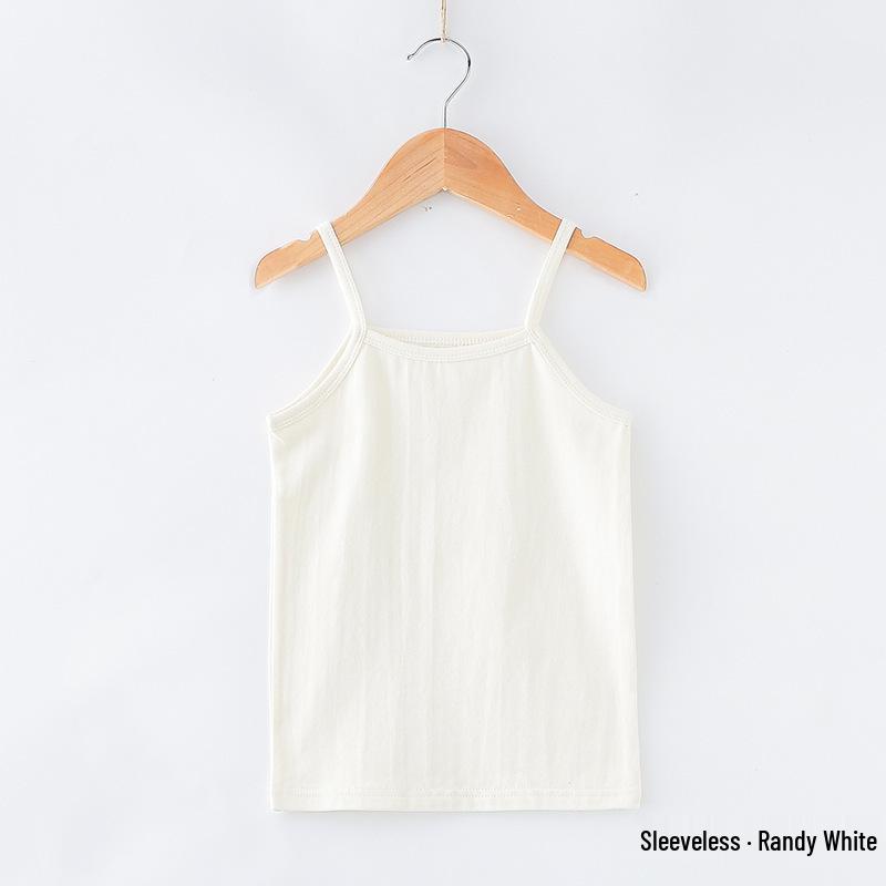 

Летняя детская хлопковая майка на тонких бретелях - Красовый базовый слой для мальчиков и девочек 150cm