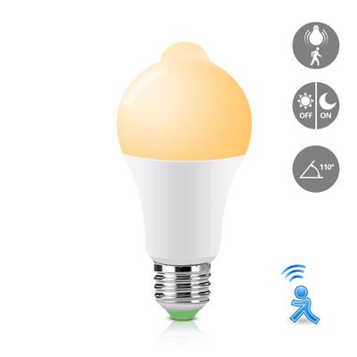 Lampada con sensore di movimento a LED 12W-20W E27 Luce notturna di sicurezza AC85-265V Luci energetiche Lampadine a LED Fiala decorativa PIR