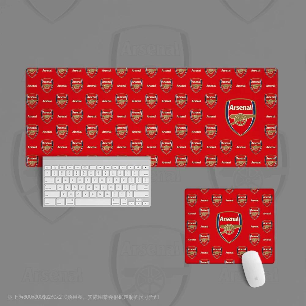 High quality leather non-slip mouse pad oversized office keyboard pad book table mat football fan supplies gift premier league arsenal gunner henry