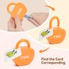 20PCS Kids Alphabet Lock Key Toy Set Car Locks Montessori Educational Number Matching Homeschool Math Toys Baby Word Cognition