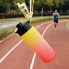 KPop Demon Hunters Sports Water Bottle Portable Leak Proof Plastic Cup Level Line Outdoor Fitness 500ML with for Kid Friendly Entertaining Fun Play