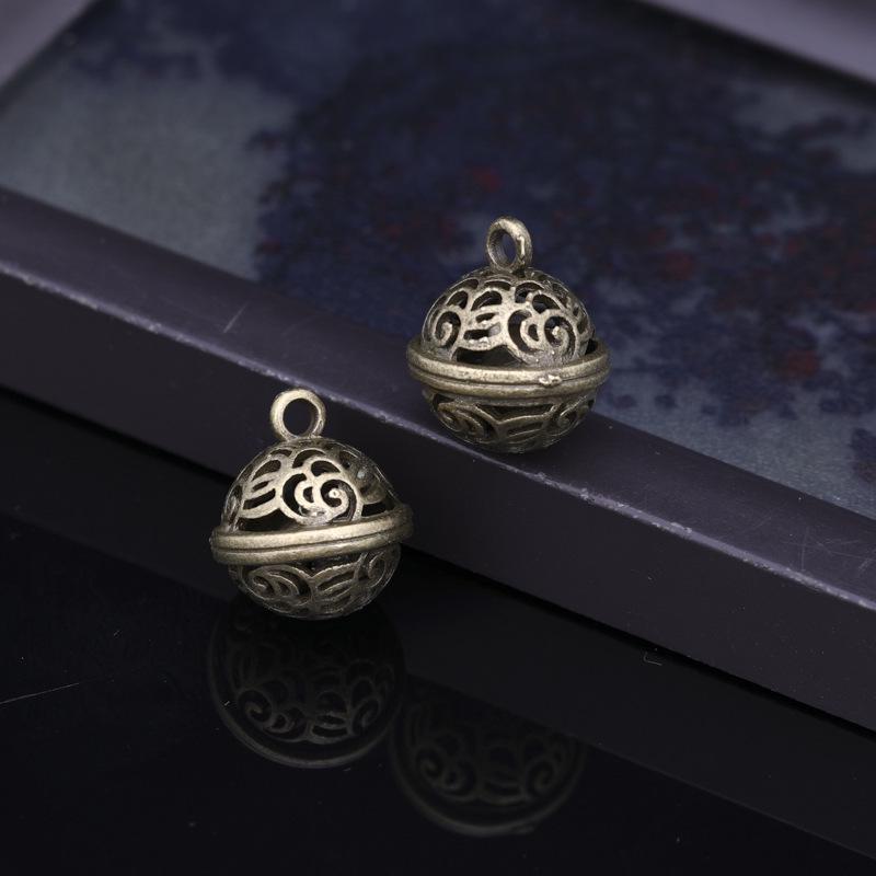 Antiker Stil Galvanisiertes Gold Palastglöckchen Klingelarmband DIY Schmuckzubehör