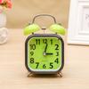 Square Metal Ringing Alarm Clock Ringing Alarm Clock Children and Students' Bedside Clock with Alarm Clock