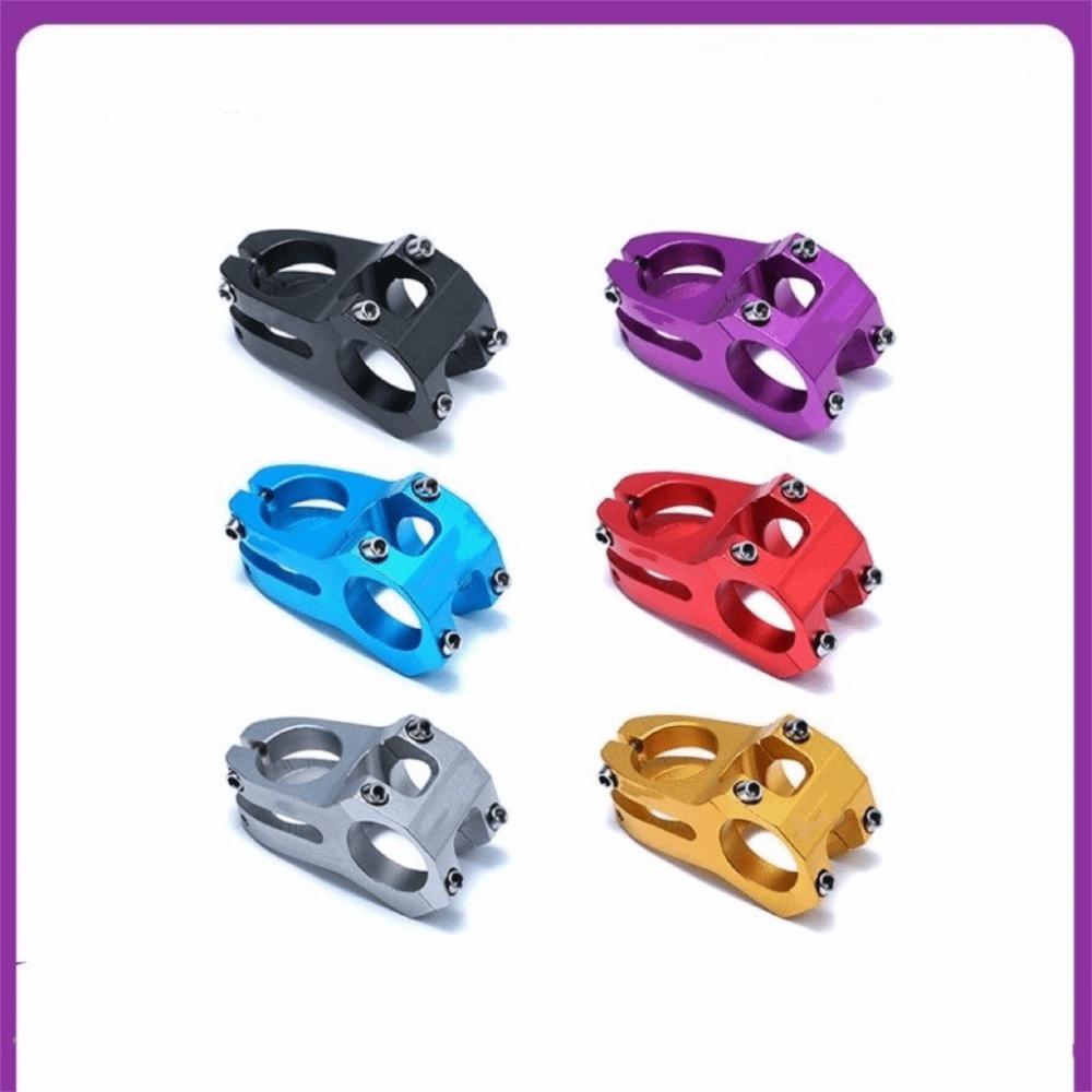 Aluminum Zinc Zinc Alloy Mountain Bike Stem 25.4/31.8mm Pipe Bike Riser Stem Bicycle Riding