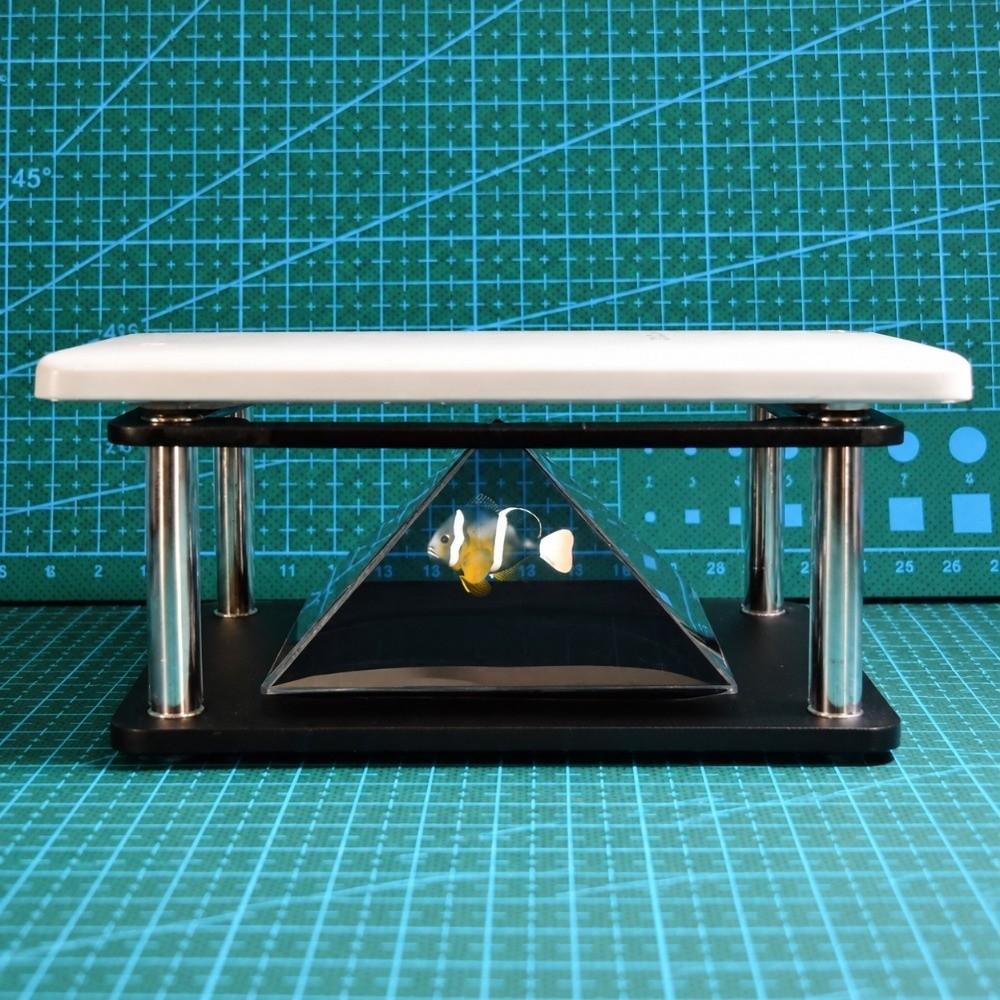 Kids Gift 3D Holographic Display Stand Four-dimensional Image Display Phone Projector Accessories