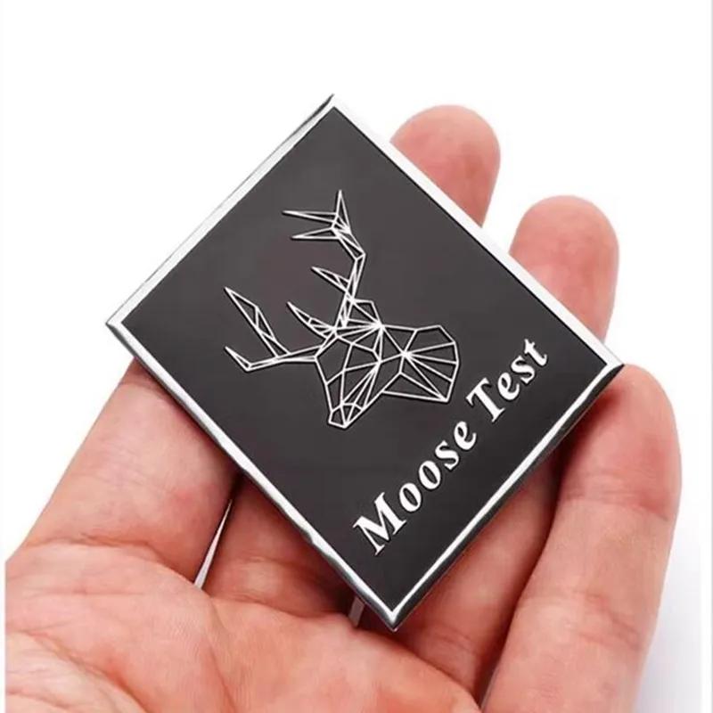 1Pc 3D Aluminium Thin Car Side Fender Rear Trunk Emblem Badge Sticker for XC60 XC90 XC40 V40 V60 V90 S60 S90