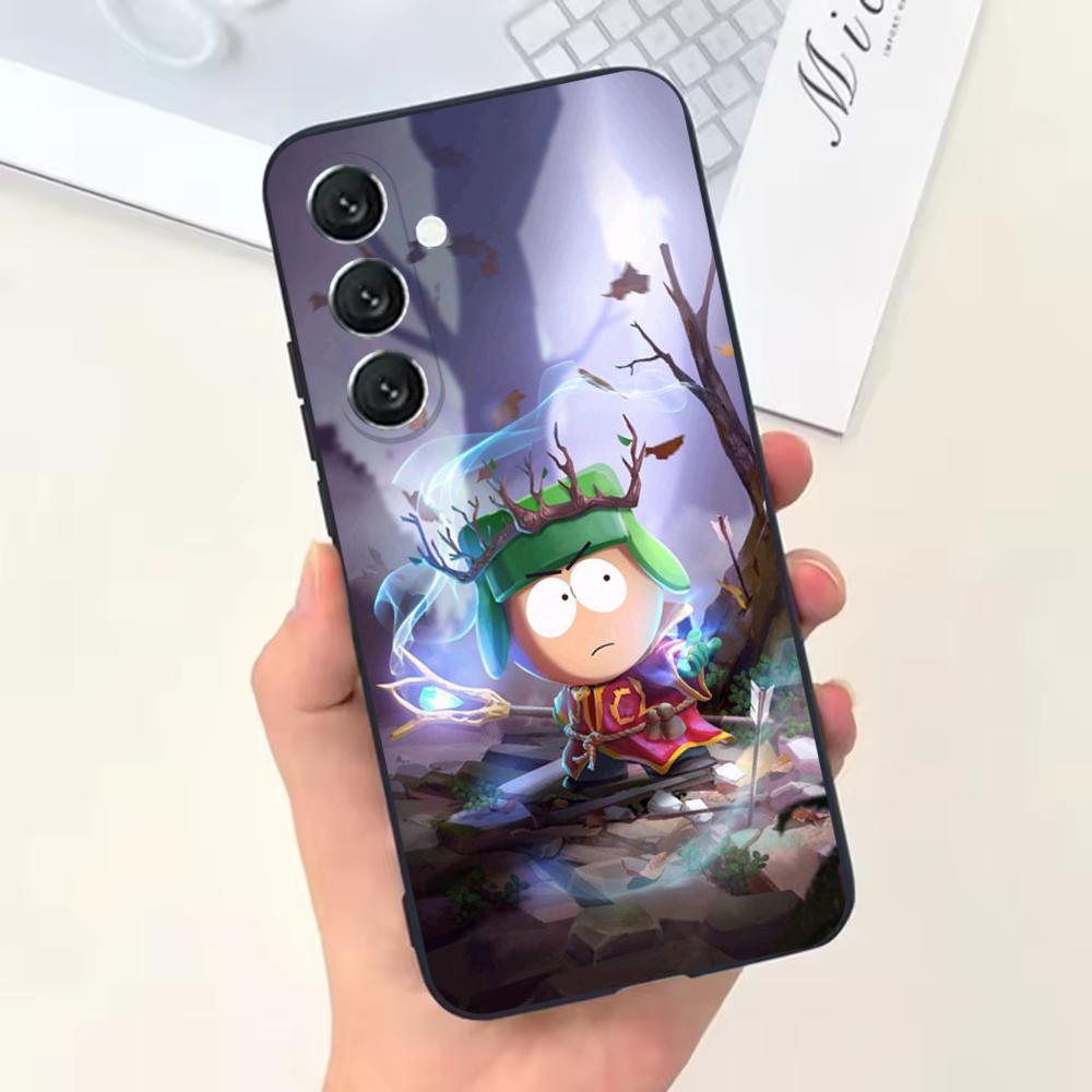 

Cartoon Funny S-South-P-Park Phone Case For Samsung Galaxy A13,A21s,A22,A31,A32,A52,A53,A71,A80,Soft Black Shell Samsung a80