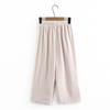 Stylish Chiffon Two-piece Suit for Middle-aged Women - Loose Short-sleeved Summer Set