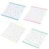 Nishikawa Hand Set of Assorted Colors and Gauze Terry Animal Made In TT39002005M Towels, 4, Patterns, & Cloth, Thin, Quick-Drying, Lightweight,