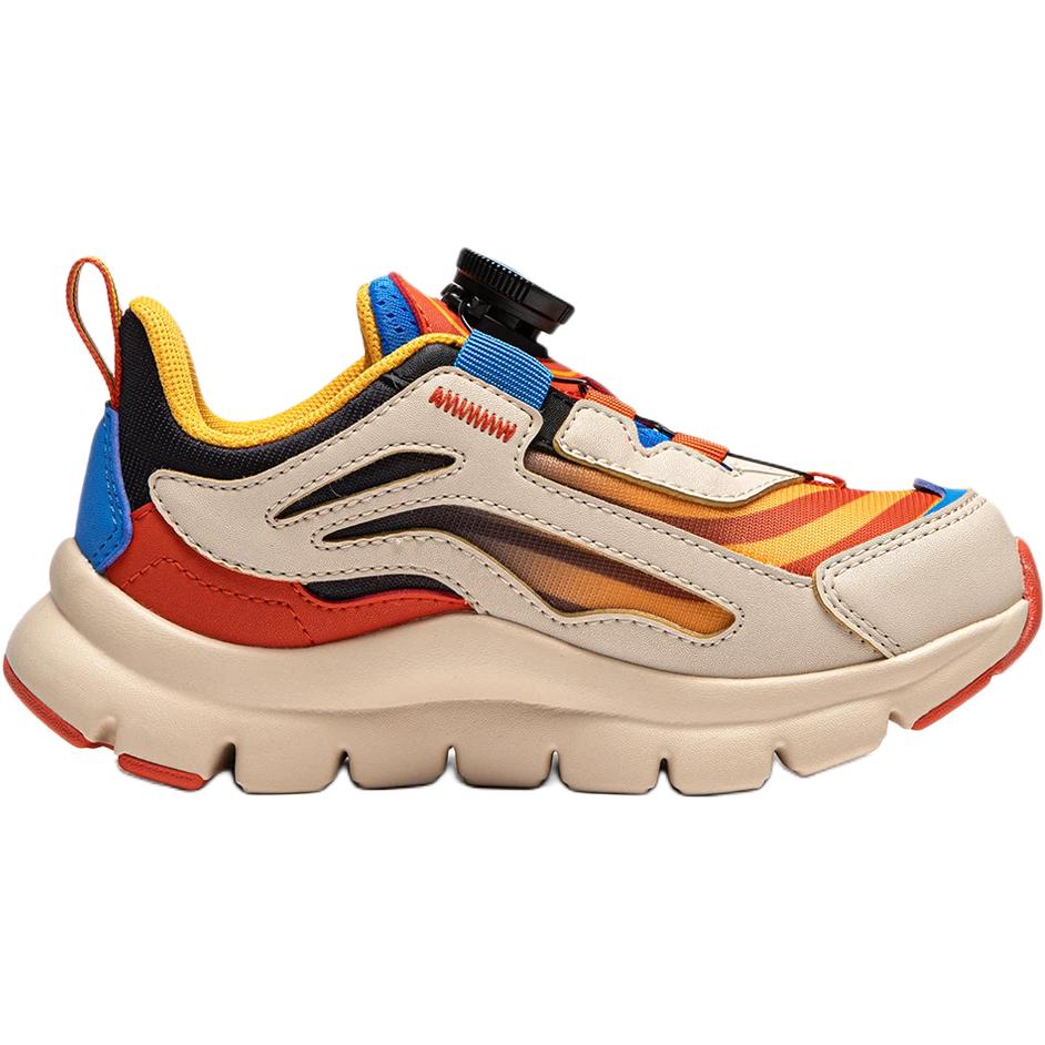 Li Ning Kids Sports Lifestyle Little Aurora Fashion Comfortable Versatile Shock Absorption Rebound Breathable Low-Top Casual Shoes YKNU090-37