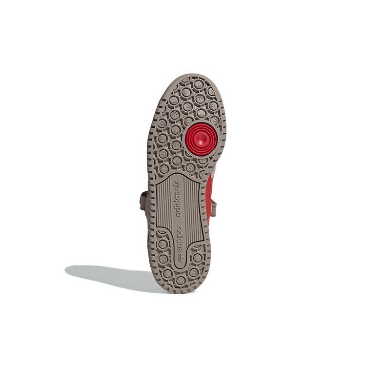 Adidas Originals Forum Low Velcro Skate Shoes Unisex Sneakers Gray Pink HR0459