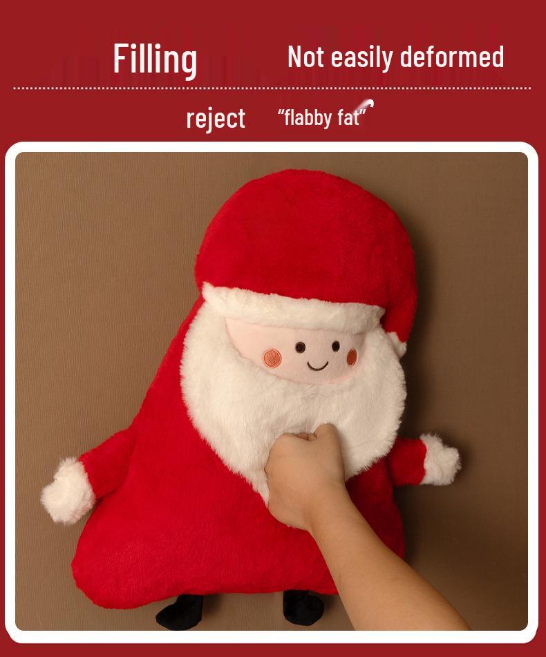 Santa Claus and Snowman Plush Pillow Toy - Cute Reindeer Doll Gift for Boys and Girls