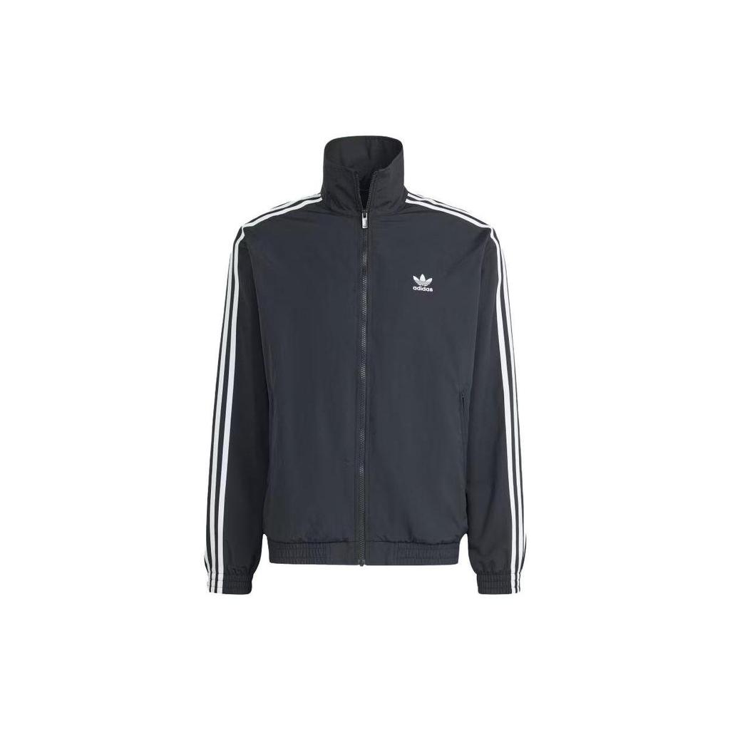 adidas Men's Originals Adicolor Woven Firebird Track Top Black IT2491