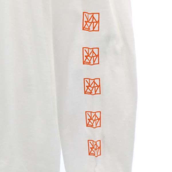 unused VAST222 18ss made in Japan Sleeve print Long sleeve sweat trainer Men's Used