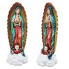 Virgin Mary Statue 11.8 Inches Our Lady of Guadalupe Figurine Hand Painted
