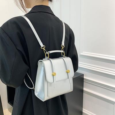 Direct Batch of New Women's Bags Fashion Casual Shoulder Messenger Bag Simple Portable College Style Large Capacity Backpack