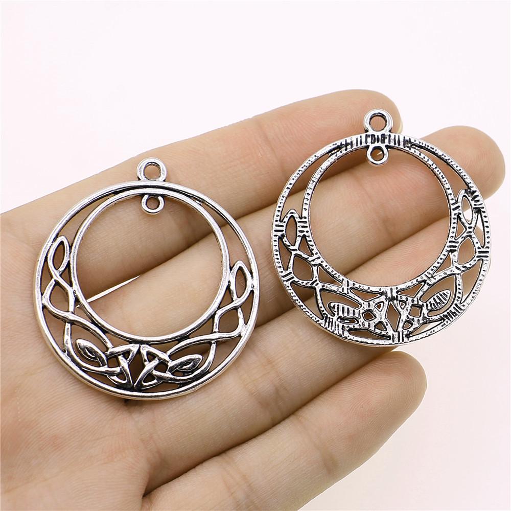 5pcs Triquetra Knot Symbols Triqueta Charms Pendants Antique Jewelry Making DIY Handmade Craft For Jewelry Making
