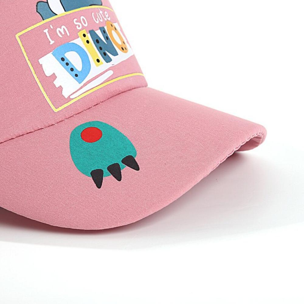 Breathable Baseball Hat Cartoon Dinosaur Peaked Cap Cute Duck Tongue Hat Kids