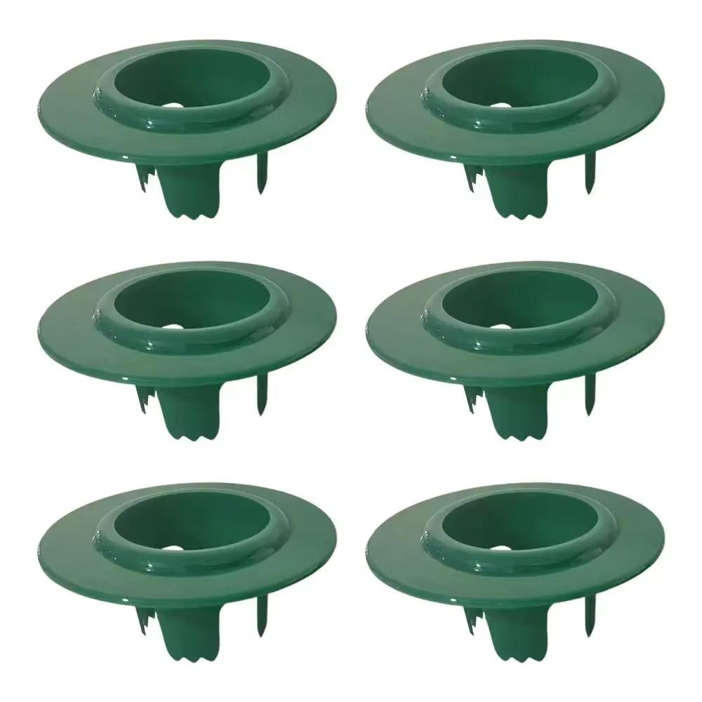 6 Pcs Plastic Sprinkler Head Protector Green Lawn Sprinkler Guard Sprinkler Spray Cover  Backyard 6 Pcs