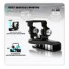 JOYINLED 2pcs Stainless Steel Universal Car Auto Hood LED Work Light Bracket Holder Clamp Engine Cover Lamp Bar Mounting Clamp