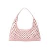 2025 Summer Luxury Vintage Underarm Bags Pu Leather Rivet Shoulder Bags Large Capacity  Commuter Travel Shoulder Bag