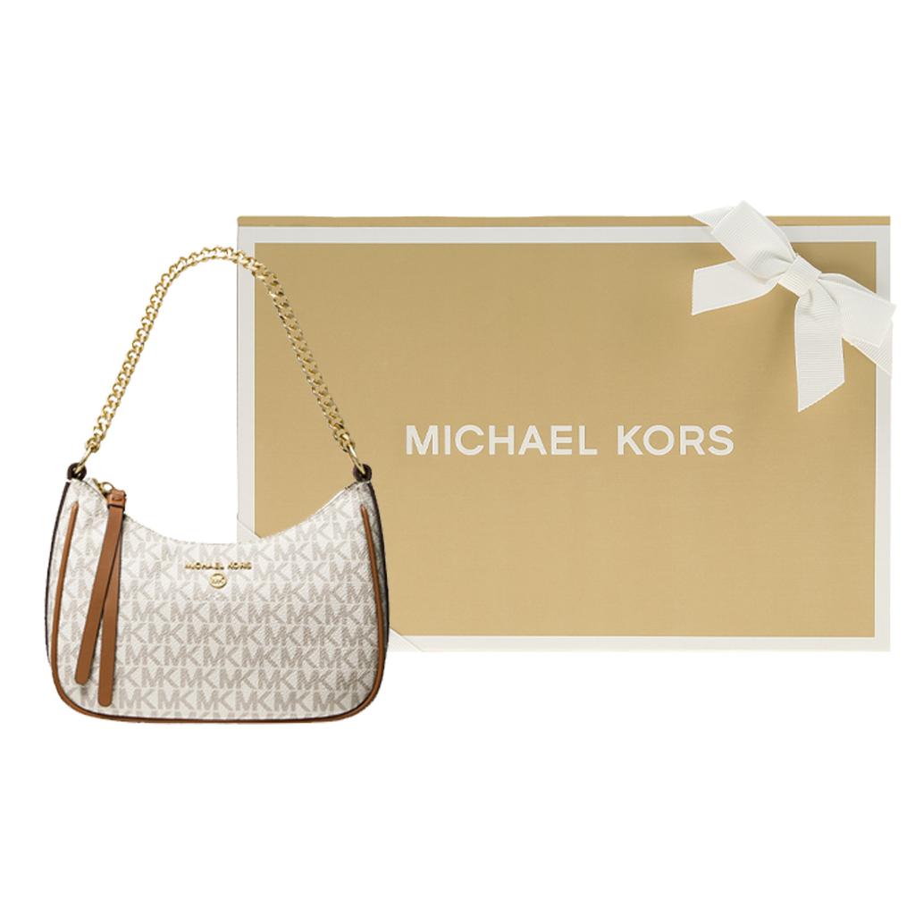New MICHAEL KORS Artificial Leather Shoulder Bag Medium Women's Vanilla White 32H1GT9C1B-149