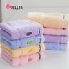 Gelia Pure Cotton Children's Absorbent Quick-Dry Square Towel - Soft Handkerchief Washcloth