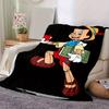 1pc, Pinocchio Character Throw Blanket, Perfect for Home Decor, Couch Cover, Outdoor Use, Gifts, Soft Blanket for Bedroom, Living Room, Travel, Campin