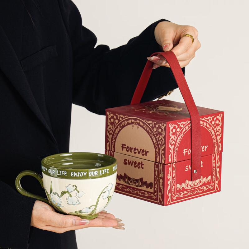 

OLOEY Premium Lily of the Valley Mug