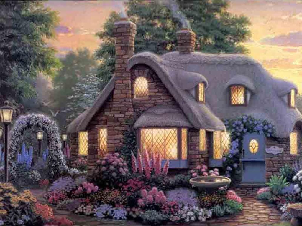 Diy Diamond Embroidery 5D Landscape Forest Hut Cross Stitch Riverside Path Round Diamond Painting Mosaic New Year Gift
