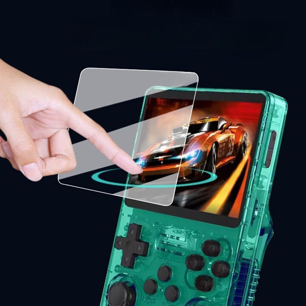 2Pcs 9H Game Console Protective Film Wear Resist Screen Protector Film Anti-Scratch Game Console Tempered for R40S Pro
