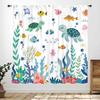 Kids Farm Curtains,Cartoon Animals Cute Chicken Duck Milk Cow Pig Happy Farm Curtains Window Drapes for Bedroom Living Room