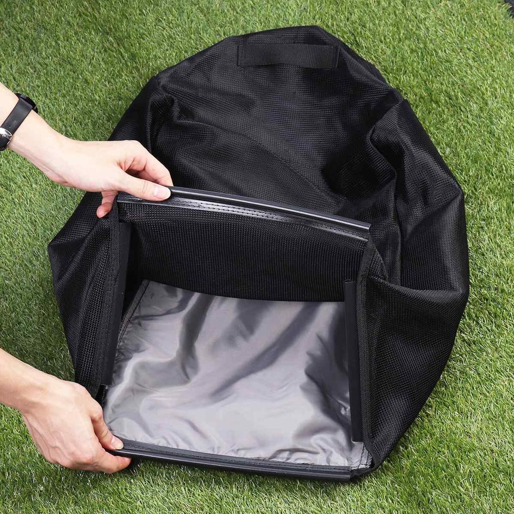 19" Rasenmäher Rasenmäher Laub Gras Fangsack Schwarzes Nylon Rasenmäher Fangsack Passend für Honda HRU19K1 HRU19M1 HRU196M