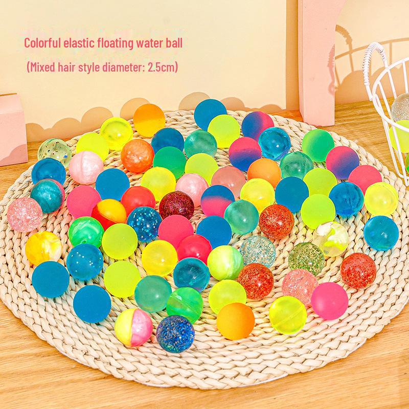 

25 мм цветной прыгучий мяч - резиновый мяч для детей, плавающий и прыгающий мяч для водных развлечений, награда для детского сада и подарок на праздник. 25mm size