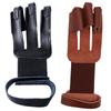 Archery Glove PU Leather Lightweight for Men Women Beginner Practice