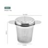 304 Stainless Steel Tea Strainer & Infuser with Silicone Lid - Tea Set Accessory.