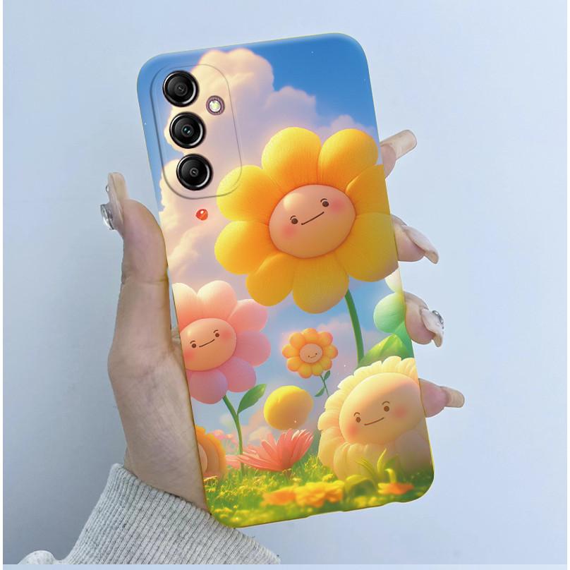 For Samsung Galaxy A14 4G Case A145 Soft TPU Silicone Cover Cute Astronaut Panda Phone Case For Samsung A14 5G A146B Coque Funda