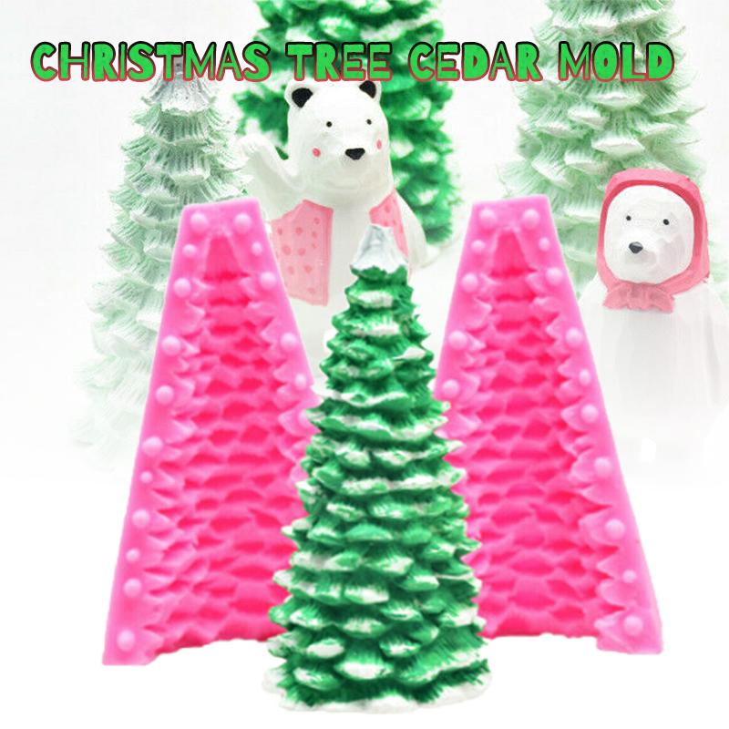 

PDTO 3D силиконовая форма для рождественской елки, свеча, мыло, форма для выпечки торта, шоколада