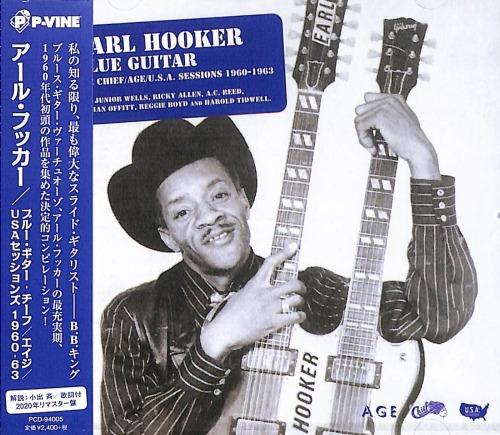 

CD EARL HOOKER Blue Guitar The ChiefAgeU.S.A. PCD94005 PVINE 2020 Япония Оби Блюз