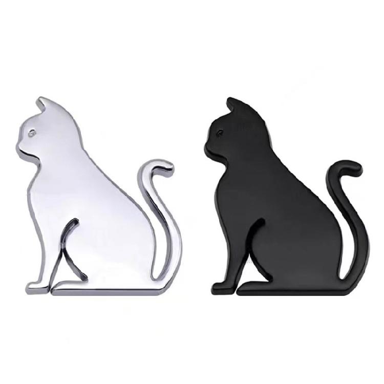 Waterproof Car Decal 3D Pet Metal Emblems Sticker for Side & Rear Trunk Enhancement Automotive Accessories