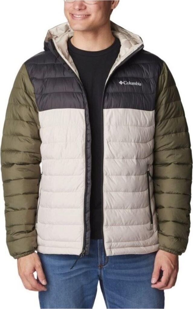 Куртка Columbia Powder Lite Hooded Jacket темный камень/акула/камень зеленый