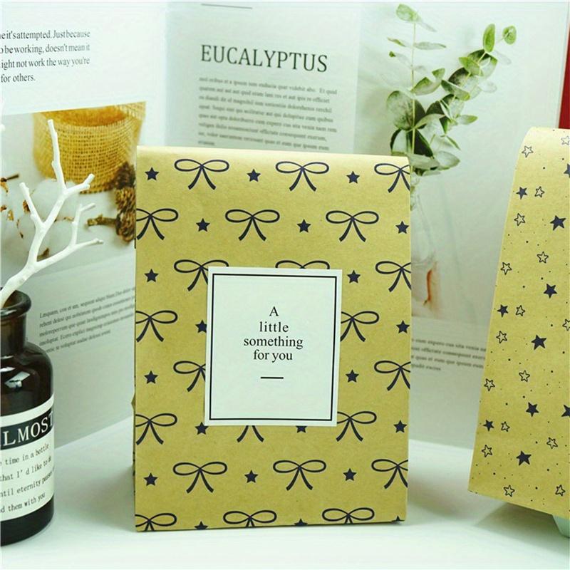 20 Stück/Packung Kraftpapier-Verpackungsbeutel Geschenkpapierbeutel Aufbewahrung Feiertagsdekoration Geburtstagsdekoration, Postkarte, Party-Geschenktüte