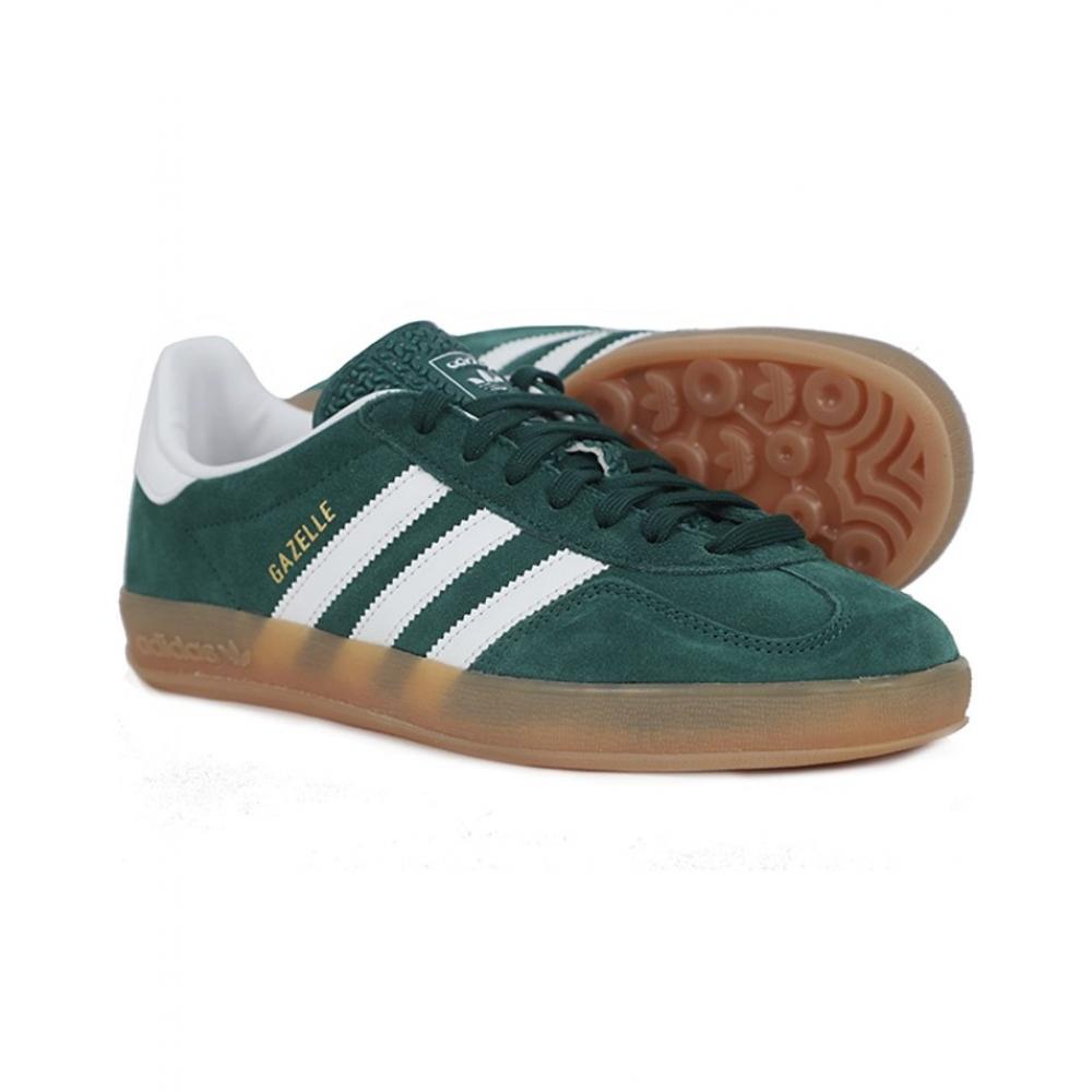 Adidas Gazelle Indoor Sneakers Collegiate Green Cloud White