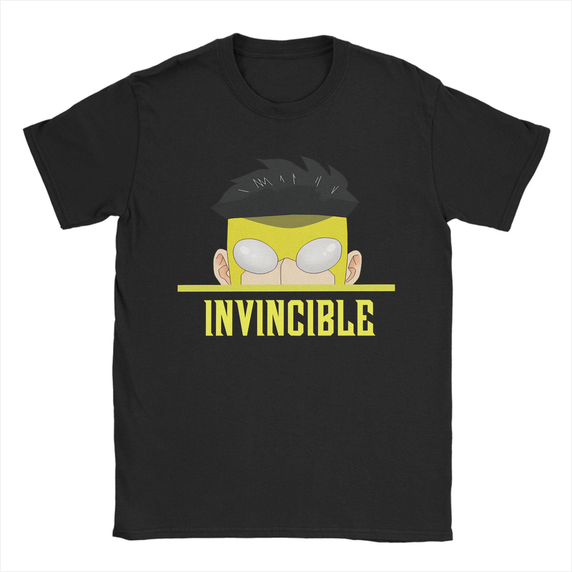 

Men Invincible Omni Man T Shirts Pure Cotton Tops Novelty Short Sleeve Crewneck Tee Shirt Party T-Shirts 4XL