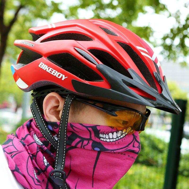 Captain Mountain Bike Outdoor Riding Helmet Men's and Women's Size Adjusting Hat Takeaway Driving