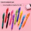 Colorful Ballpoint Pen with Soft Grip and Bullet Tip for Signature Writing, Office, and Student Stationery.