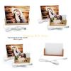 KX4B Acrylic LED Lighted Sublimation Photo Frame with Stand Heat Transfer Blank Picture Frame Home Decoration Gift