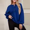 Women Tops Long Sleeve R-Neck Shirts Fall Fashion  Casual Business Tunic Blouses