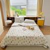 Cartoon Dinosaurs Penguins Summer Quilt Funny Animals Pattern Air-conditioning Cool Comforter Breathable Soft Thin Blanket
