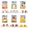 6 Sheetsset Farm Animals Assembled Sticker Kids Diy Make Animal Facial Expression Stickers Creative Toys Gift